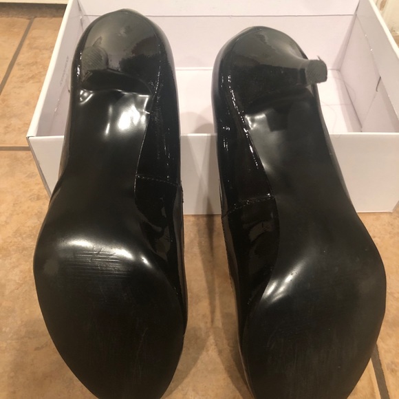 Steve Madden Black Patent Leather High Heel sz 8.5 - Picture 6 of 8